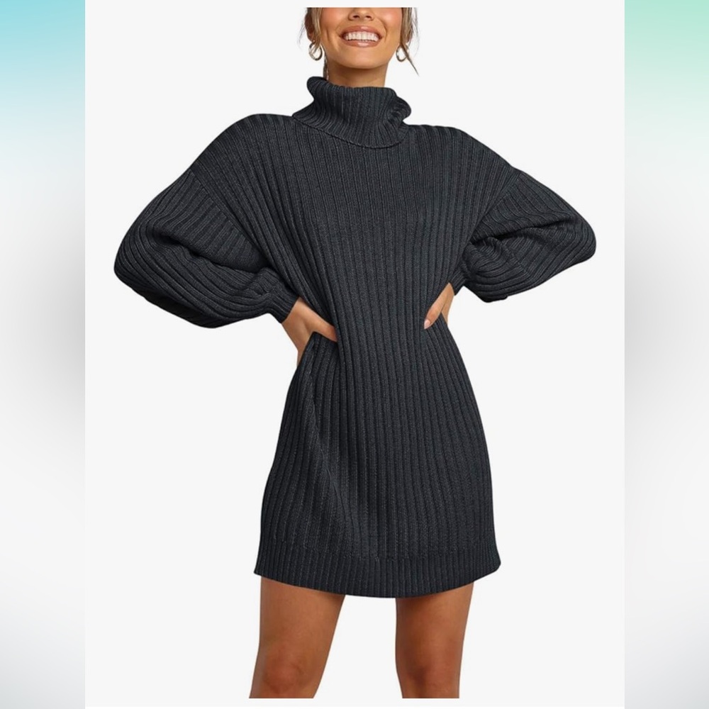ANRABESS Oversized Sweater Dress